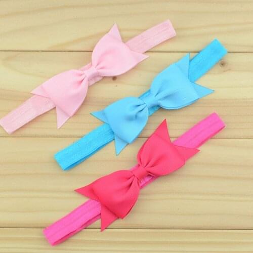 200 pcs/lot ,Baby Kids 3.9" Baby Toddler Grosgrain Ribbon Bow Headbands