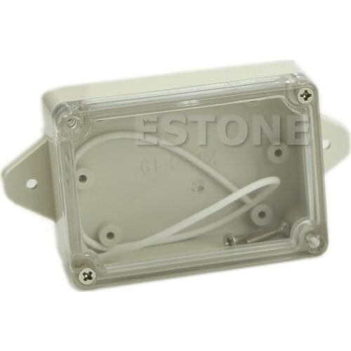 2020 New Plastic Waterproof Cover Clear Electronic Project Box Enclosure Case 85*58*33MM