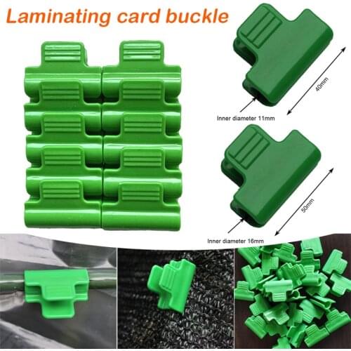 30/50pcs Greenhouse Clamps Clips 11/16mm Shed Film Reusable Shading Net Rod Clip Frame Shading Clip for Greenhouse SAL99