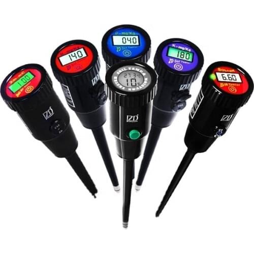 6 in 1soil nutrient tester NPK fertility pH ec temperature and moisture