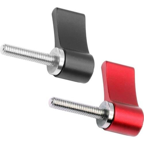 Aluminum L-type Tighten Handle Screw Locking 7-shaped Adjustable knob Screw M5 M4 Adjustable Screws for DSLR Camera Action Part