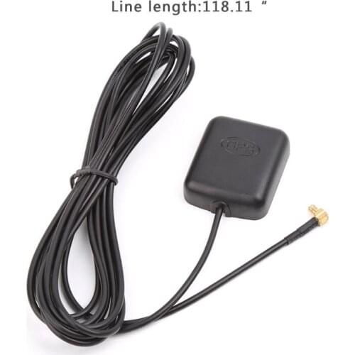 Car GPS Antenna Receiver With 3.5mm MCX Right Angle Connector Navigator Aerial 3M