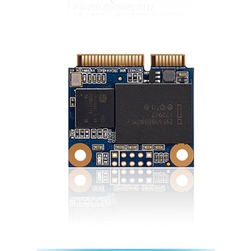 Free Shipping 32GB MSATA SSD Disk Half Length MINI PCI-e Size mSATA Solid Hard SATA Card NAND MLC Flash for embedded control pc