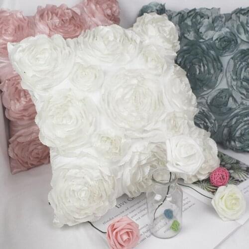 Decorative Fashion Couch Cushion Case Throw Pillow Cover Pillow Case 3D Wedding Party Home Decor
