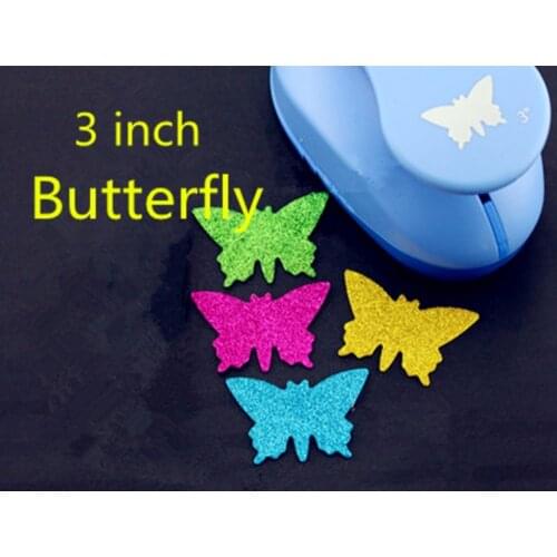 Big Butterfly EVA foam puncher paper cutter for greeting card handmade DIY craft punch furador scrapbook insect hole punch