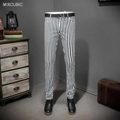 Узкие мужские брюки MIXCUBIC China At AliExpress