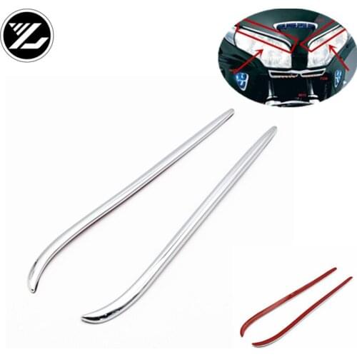 For HONDA Gold wing GL1800 modified headlight trim strip 2001-2011 shroud trim strip headlight plating decoration protection