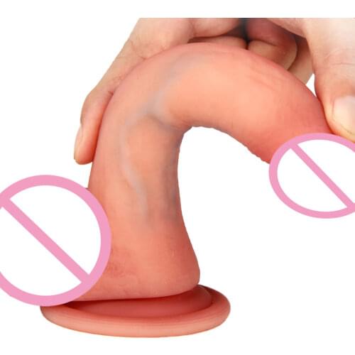 Real Penis Sex Shop Simulation Dildo with Powerful Sucker Female Masturbation Tool G-spot Vagina Stimulator Sex Toys for Couple