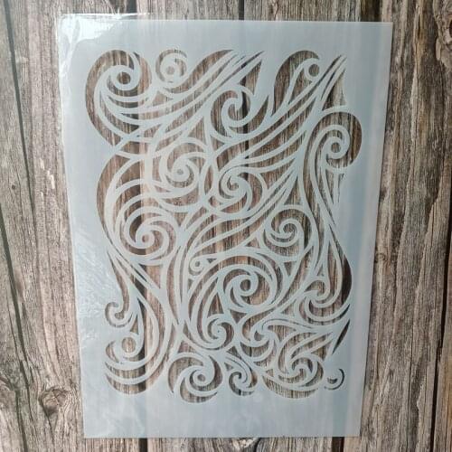 A4 Size DIY Craft Mandala Stencil for Painting on Wood,Fabric,Walls Art Scrapbooking Stamping Album Embossing Paper Cards