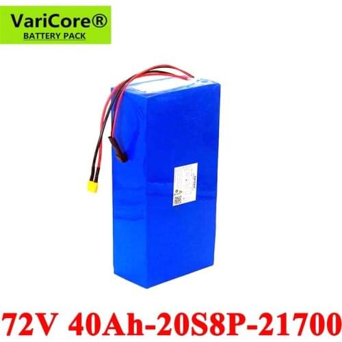 VariCore 74V 40Ah 20S8P 1500W 2000W High Power e-bike battery 21700 72V electric scooter lithium battery with BMS Protection
