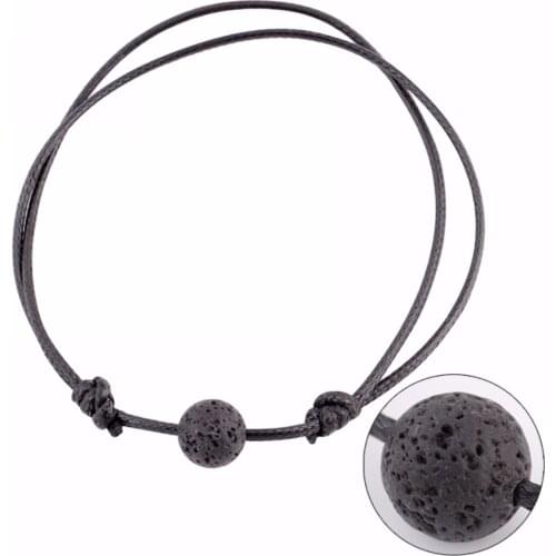 Women Beads Bracelet Bangle Men Leather Wrist Band Adjustable Essential Oil Diffuser Leather Bracelet Shellhard Fashion Jewelry
