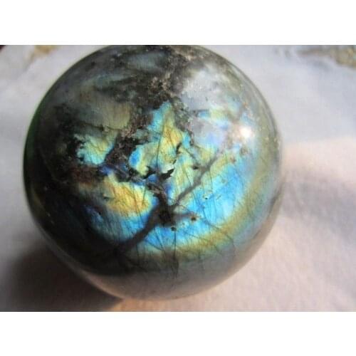 1680g AAA NATURAL Labradorite quartz crystal sphere ball healing