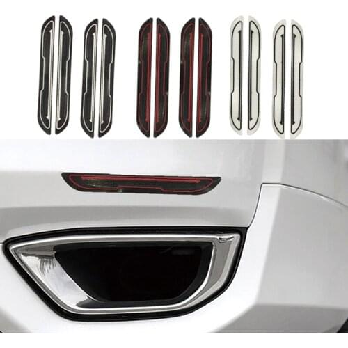 4 Pcs/set Car Door Edge Guard Strip Scratch Protector Parts Anti-collision Sticker for Universal Auto Rubber Sticker