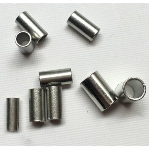 50PcsInternal 3.0 Copper Tube Copper Buckle Copper Crimping Tube Pressure Line Buckle Tubular Terminal Cold-pressed Terminal Blo