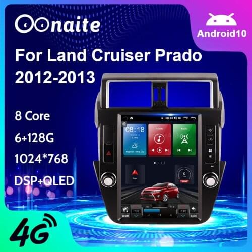 Android 10 4G For Toyota Land Cruiser Prado 150 2012-2013 Car Radio Navigation Multimedia Video Player No 2din DVD