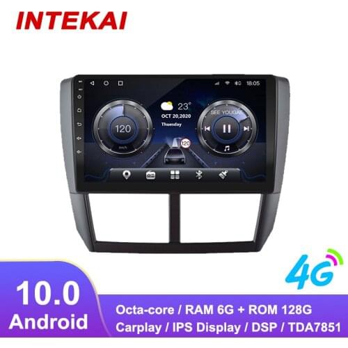 9"Android 10.0 Car Radio GPS Navigation autoradio multimedia player for Subaru Forester 2008 2012 Legacy 6 head unit stereo