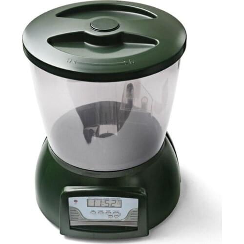 Automatic Pond Fish Feeder Fish Food Dispenser Digital Aquarium Timer Feeder With LCD Tank Food Feeding Machine