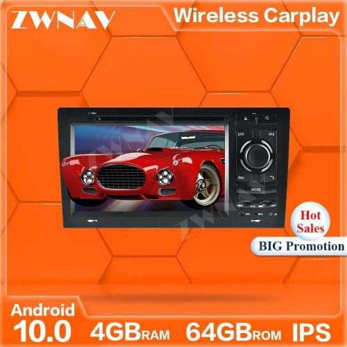4+64GB Android 10.0 screen Car Multimedia Player For Audi A8 S8 1994 1995-2003 GPS Navigation Auto Audio Radio stereo head unit