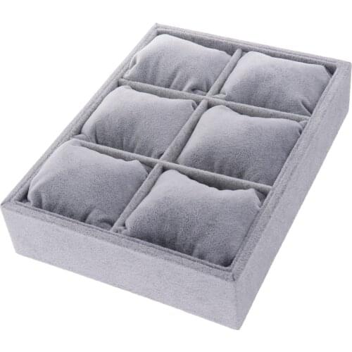Velvet Watch Drawer Storage - Stackable Jewlery Organizer Tray Watch Bangle Display Showcase - Multifunction