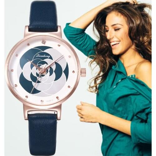 Brand Fashion Women Watch Relogio Feminino Leather Quartz Clock Montre Horloge Dames Watches Zegarek Damski Relojes Reloj Mujer