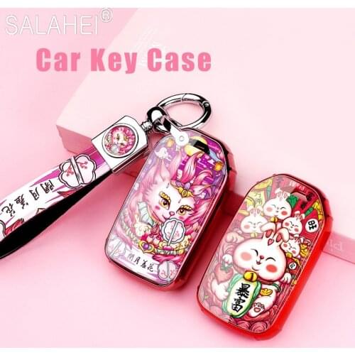 Car Key Case Cover TPU For Honda Accord EX EXL Civic Crv Crz Hrv Pilot Ridgeline 2016 2017 2018 Keychain Car Key Holder Covers