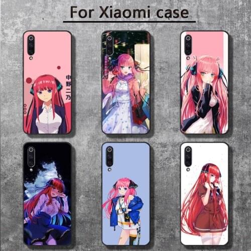 Nakano Nino Anime Cute Girl Phone Case for Xiaomi mi 6 6plus 6X 8 9SE 10 Pro mix 2 3 2s MAX2 note 10 lite Pocophone F1