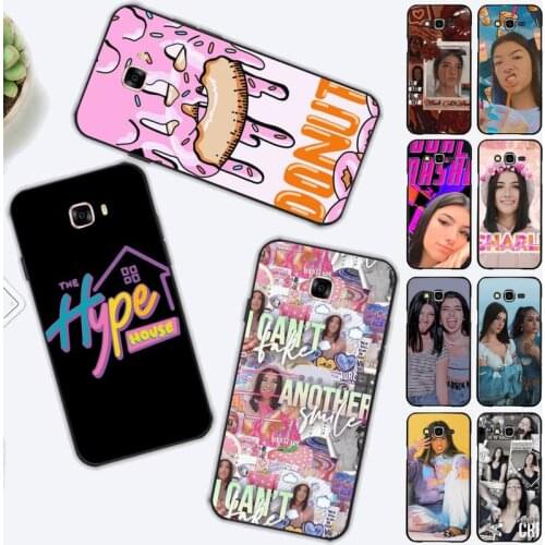 TOPLBPCS Charli Damelio Phone Case for Samsung J4 plus J2prime J5 J6 plus 2016 J7 8 core 2017