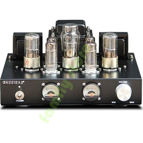 Hot 6n8p push 6p1,manual scaffolding,frequency response 20-20khz,6p1 Class A single-ended parallel pure tube amplifier rectifier
