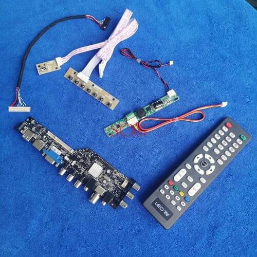 Monitor controller board KIT HDMI-compatible USB VGA AV For MT200LW01 V.1/MT200LW02 V.0 1680*1050 Digital Signal LED LVDS 30 Pin