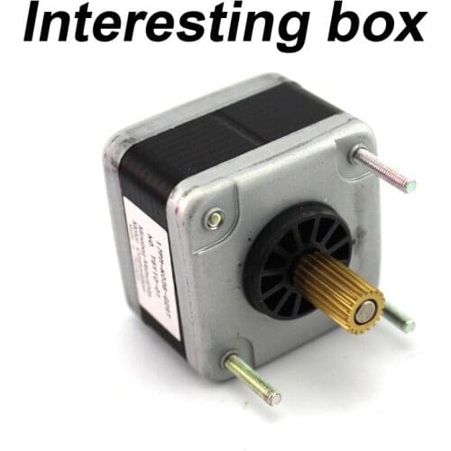 Square 42 stepper motor screw engraving machine with screw 12V micro motor technology model CNC DIY motor