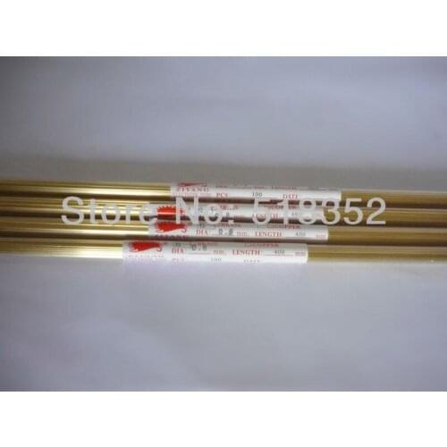 0.8mmx400mm Ziyang Brass Electrode Tube with Single Hole for EDM Drilling Machines