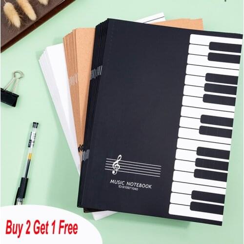 Musical note pattern piano music book staff book exercise book student music book childrens card width entry basic course