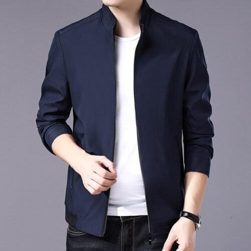 MRMT 2020 Brand New Loose Thin Jacket Mens Coat Stand Collar Large Casual Jacket Men Mens Jackets Overcoat For Male Jacket