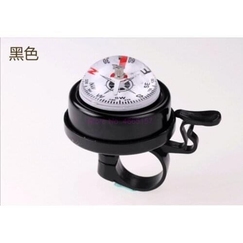By DHL 200pcs Bicycle Bell Road Mountain Bike Sound Handlebar Ring Cycling Horn Super Loud Aluminum Alloy Compass creative