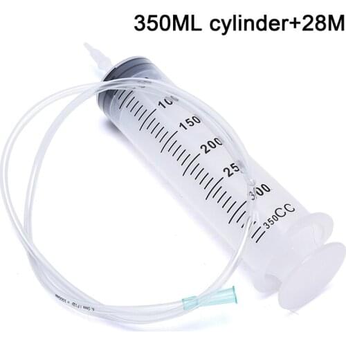 350ML Plastic Disposable Injector Syringe For Refilling Measuring Nutrient For Feeding For Mixing Liquids Needles Tube