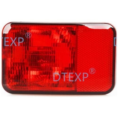 Rear Bumper Fog Light for Wrangler 2007-2018 Lamp Housing Replacement without bulb 55078104AC 55078105AC Warning Lights
