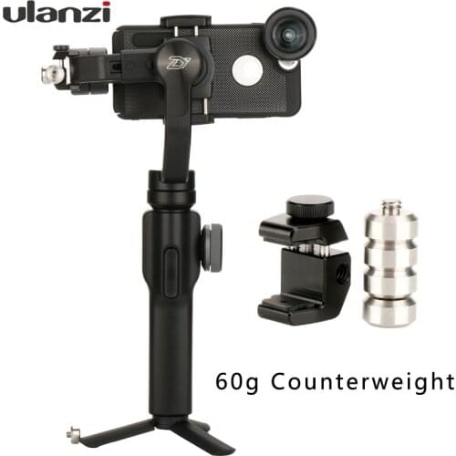 Zhiyun Smooth 4 Q Gimbal Counterweight for Feiyu Vimble 2 Dji osmo mobile 2 Stabilizer Moment Anamorphic Lens Blance Plate 60g