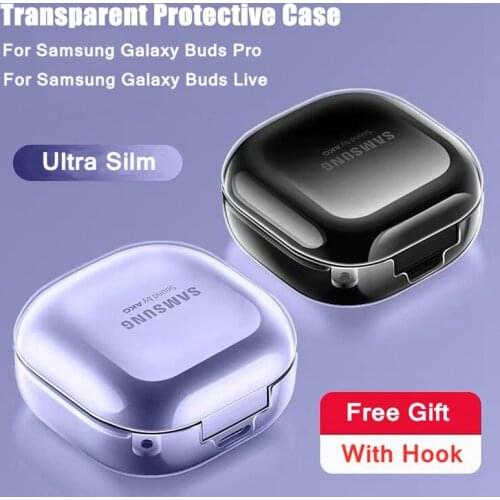 Transparent Protective Case For Samsung Galaxy Buds Pro/Live Soft Silicone Anti-Fall Earphone Case for Galaxy Buds Pro Cover