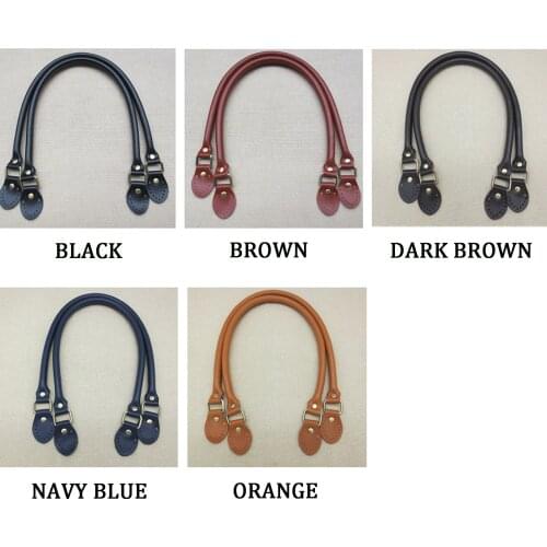 Pair 24" Leather Replacement Handle Purses Straps Handbags Shoulder Bag Strap, Soft Cow Leather Straps, Purse Making Supplies