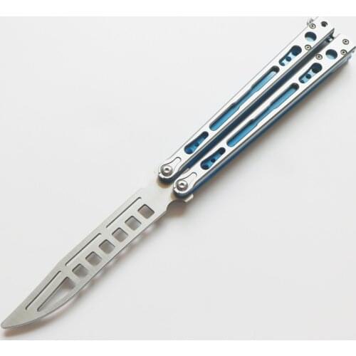 Theone Chimera Butterfly Trainer Knife D2 Blade Sandwich Handle Jilt Knife Free-swinging Survival Tactical Knife Hunting Knives