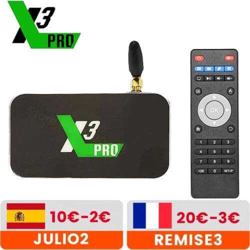 Ugoos x3cube Amlogic S905X3 Android TV Box 4GB DDR4 16GB 32GB ROM 2.4G 5G WiFi 1000M x3 pro LAN 4K HD Media Player