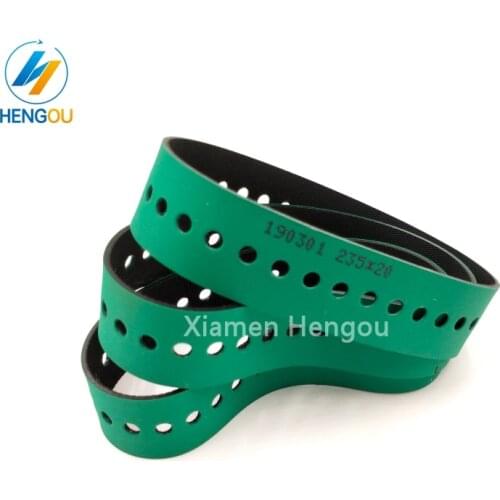 1 piece high quality suction belt offset printing machine parts Sm74 pm74 cd74 cd102 paper strap belt 235*20mm M2.015.880F