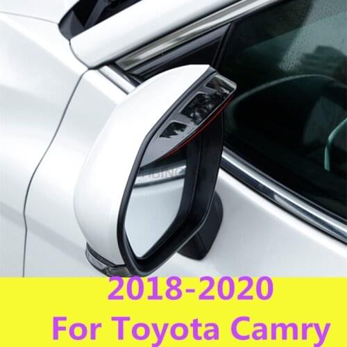 For Toyota Camry 8th Sedan 2018-2020 dedicated rearview mirror rain block eyebrow Reversing mirror clear rain block car styling