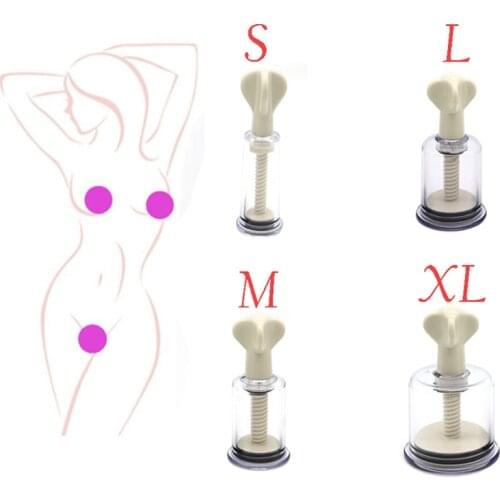 1PC ABS Nipple Sucker Enlarger Clitoris Clips Massager Stimulator Breast Pump Clamps Fetish SM Erotics Adult Sex Toy For Couple