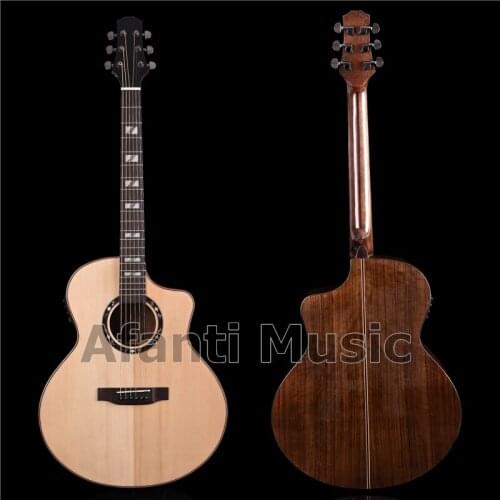 41 Inch Solid Spruce top / Walnut Back & Sides / Acoustic Guitar of Afanti Music (AF-1156)