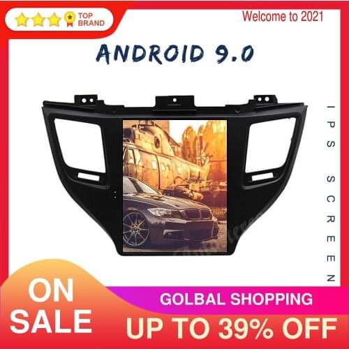 Android 9.0 4GB Car Multimedia Player GPS Navigation For Hyundai Tuscon 2015-2019 Car Stereo Head Unit Auto Radio Tape Recorder