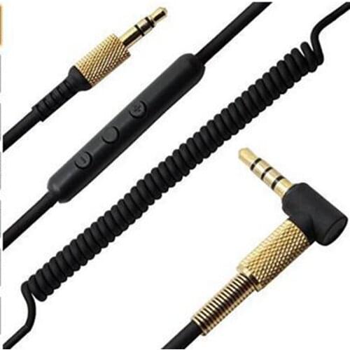 Audio Headphone Cable for Marshall Major 2 II bluetooth Monitor Headphone Cords with Mic Volume Control for iphone Samsung