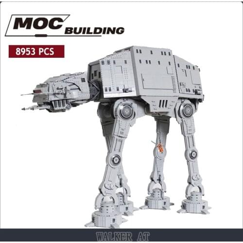 Scale Wars Walker Bricks Toy MOC Building Block Planet Plan War UCS AT-AT Walker Assault Compatible