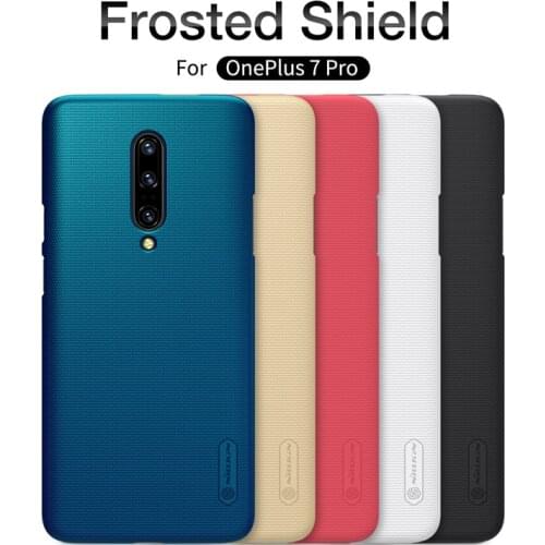 For OnePlus 7 Pro 6 6T Case Nillkin protector Case High Quality Frosted Shield Hard PC Matte Phone Back Cover For One Plus 7 Pro