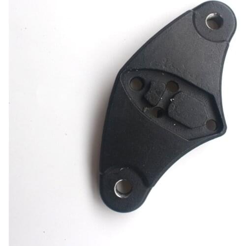 Black connecting buckle of electric scooter with shock absorption can be used for connecting buckle of small motorcycle